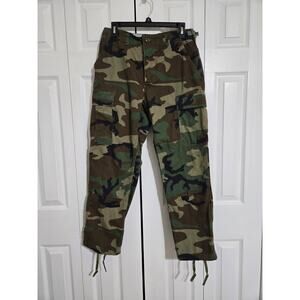 BDU small short cold weather camo vintage cargo pants
